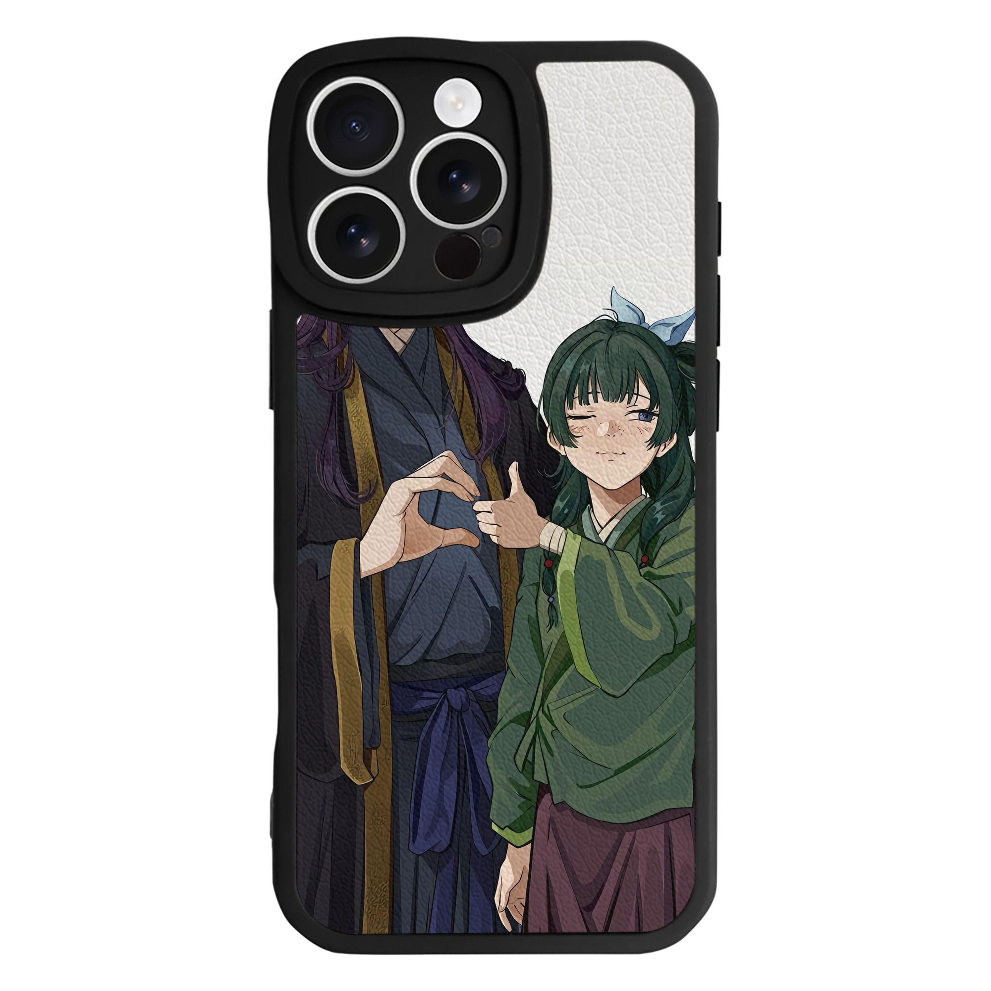 （画像用） 薬屋のひとりごと The Apothecary Diaries 【iPhone 16シリーズ対応】シリコンスマホケース（レザー調） 材質：シリコン